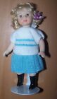 GORGEOUS PETITE ALL BISQUE DOLL IN BEAUTIFULLY KNITTED OUTFIT - 5
