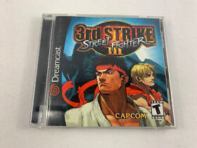 Sega Dreamcast Street Fighter III 3rd Strike w/ Manual - USED, Missing UPC