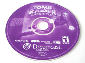Tomb Raider Chronicles Sega Dreamcast Good+ Disc Only Adventure Game Lara Croft
