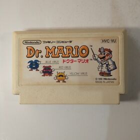 Dr. Mario (Nintendo Famicom FC NES, 1990) Japan Import