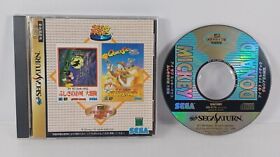 I Love Mickey Mouse/Donald Duck Sega Saturn GS-9179 NTSC-J Japan Video Game 1998