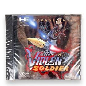 PC Engine VIOLENT SOLDIER Shooter Video game software japanese ver. New item