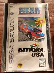 Daytona USA (Sega Saturn, 1995) Authentic CIB W/ Reg Card
