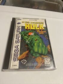 The Incredible Hulk - Sega Saturn - Complete W Reg Card - Tested - Authentic