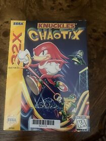 Unopened Knuckles Chaotix (Sega 32X) -- Complete in Box -- Authentic