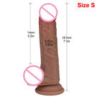 Skin Feeling Realistic Penis Soft Huge -Dildo- Double-layer Silicone Suction Cup