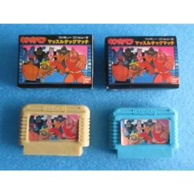 Robin Famicom Kinnikuman Muscle Tag Match Eraser 2 types set Japanese Anime 