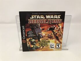 Star Wars Demolition - Sega Dreamcast - Instruction Manual Only !!