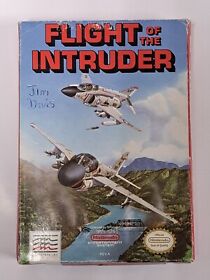 Flight of the Intruder NES Game Cartridge, manual and Original Box