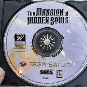 Mansion of the Hidden Souls (Sega Saturn, 1995) Disc Only! Tested and Working. 