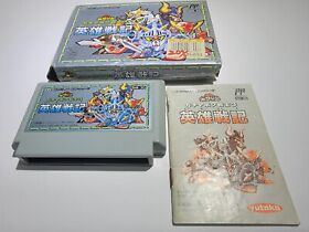 SD Gundam Gachapon Senshi 3 1990 Nintendo Famicom w/ box (US Seller)