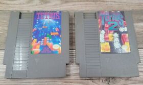 NES Tetris Bundle with Tetris 1 and Tetris 2 both tested and in Good condition 