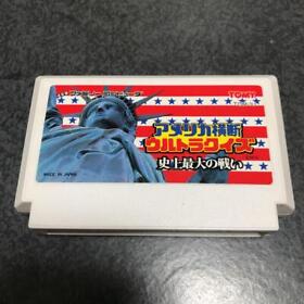 America Oudan Ultra Quiz FC Famicom Nintendo Japan