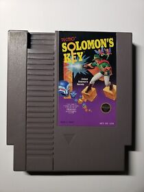 Solomon's Key Nintendo NES Authentic, Working - W/ Sleeve (Free Comb. Shipping)