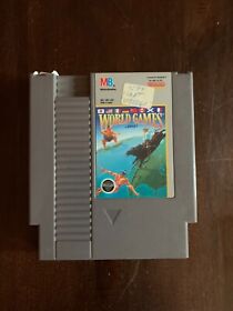 World Games NES Game Cartridge Only, cleaned, tested, works
