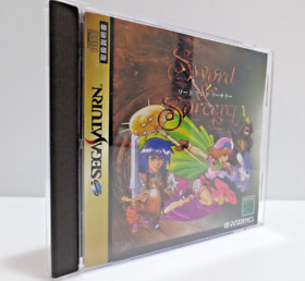 Sword & Sorcery - Sega Saturn, 1996 - Japan Version - Not Tested - Damaged Case
