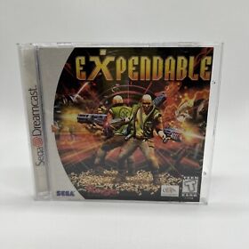 Expendable (Sega Dreamcast, 1999) Run And Gun Action Shooter Complete W/Manual