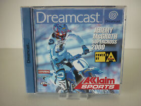 Jeremy McGrath Supercross 2000 SEGA Dreamcast completo con manual