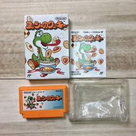 Yoshi no Cookie Yoshi's Cookie Nintendo Famicom, 1992 w/ Box & Manual Japanese 