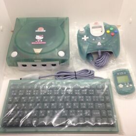 SEGA Dreamcast Hello Kitty Skeleton Blue Console System Limited Edition Japan