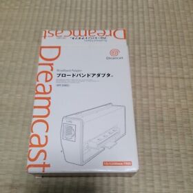 SEGA Broadband Adapter HIT-0400 For DreamCast DC With Paper, Box