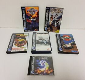 6 x Sega Saturn Games Joblot - Virtua Cop Danger Dragon Racing Nights Soccer (7)
