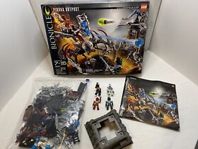 Lego Bionicle Piraka Outpost Set 8896 100% Complete w/ Box 2006 Retired