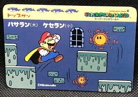 Li'l Sparky Super MarioWorld 4 Nintendo Card Rare TopSun 1991 Japan JP F/S12