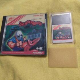 Splatter House PC Engine HuCard Used from Japan Very Rare