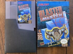 Blaster Master Nintendo 1988 NES Sunsoft Game Cartridge Sleeve & Box Tested Rare