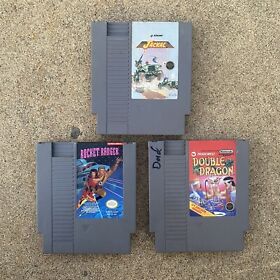 Double Dragon, Rocket Ranger & Jackac NES Nintendo Entertainment System Tested