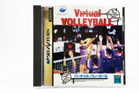 SEGA SATURN Virtual VOLLEYBALL Tested and Working Japan Free Shipping