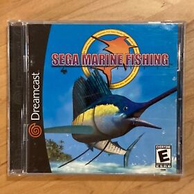 Sega Marine Fishing (Sega Dreamcast, 2000)   **TESTED**