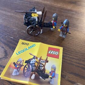 Vintage LEGO 6012 SIEGE CART CASTLE Complete Instructions Lion Knights