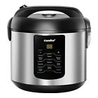 COMFEE' Rice Cooker, 6-in-1 Stainless Steel Multi Cooker, Slow Cooker, Steamer..
