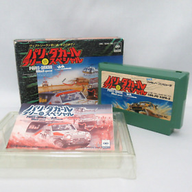 PARIS DAKAR RALLY special with Box and Manual  [Famicom Japanese version]