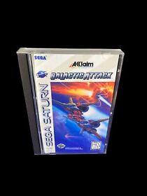 GALACTIC ATTACK  (SEGA SATURN) Tested & Working With Foam Insert And Reg Card