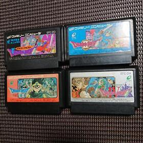 NES Soft Dragon Quest 1,2,3,4 Japan Famicom F/S YU-FA-1011