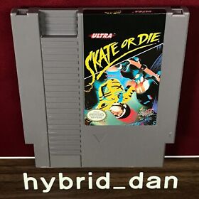 Skate or Die! (NES) Nintendo Entertainment System Authentic Game Cartridge USA