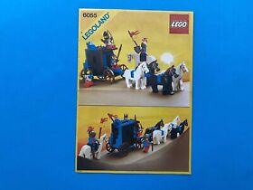 Lego Castle 6055 Prisoner Convoy Instruction Manual Only Lion Knights Vintage