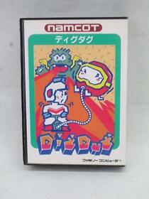 [Used] Namco Dig Dug Boxed Nintendo Famicom Software FC from Japan