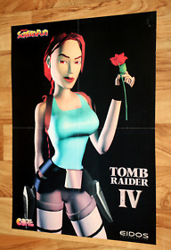 Tomb Raider IV 4 The Last Revelation Pokemon Rare PS1 Dreamcast Vintage Poster