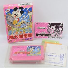 SUPER MOMOTARO DENTETSU Peach Boy Famicom Nintendo 7479 fc