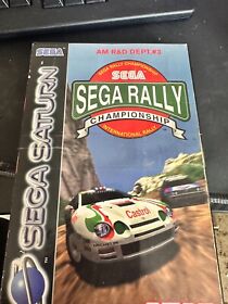 Sega Rally Championship - Sega Saturn - PAL VERSION - Box & Instructions