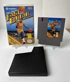 Magic Johnson's Fast Break for Nintendo NES, Cartridge & Case, Vintage 