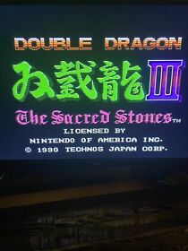 Double Dragon 3 NES Loose with Manual , Tested