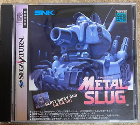 Metal Slug Sega Saturn Japanese from Japan Free Shipping Action ShootingGame SNK