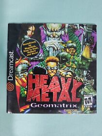 **Liquid Damage/Crusty** Heavy Metal Geomatrix (Dreamcast, 2001) Manual Only