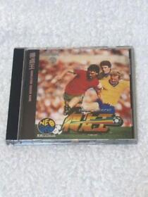 Tokuten Oh NeoGeo CD NCD SNK Used Japan Import Boxed Tested Working Soccer 1995