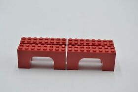 LEGO 4 X Arch Stone Bridge Round Red Brick Arch 2x8x3 4743